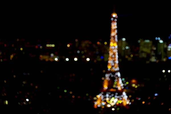 Párizs éjszakai nézet légi panoráma művészi — Stock Fotó