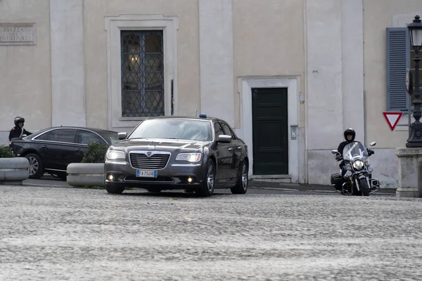 ROME, Italie. 22 NOVEMBRE 2019 - Arrivée du président Sergio Mattarella au Quirinale Building — Photo