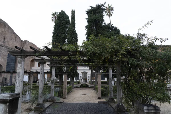 Banho de Diocleciano em Roma — Fotografia de Stock