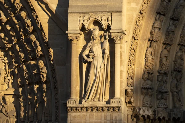 Notre Dame Parigi prima di bruciare — Foto Stock