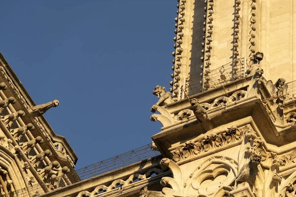 Notre dame Paris before burning — Stock Photo, Image