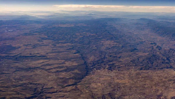 Mexikó hegység légi kilátás — Stock Fotó