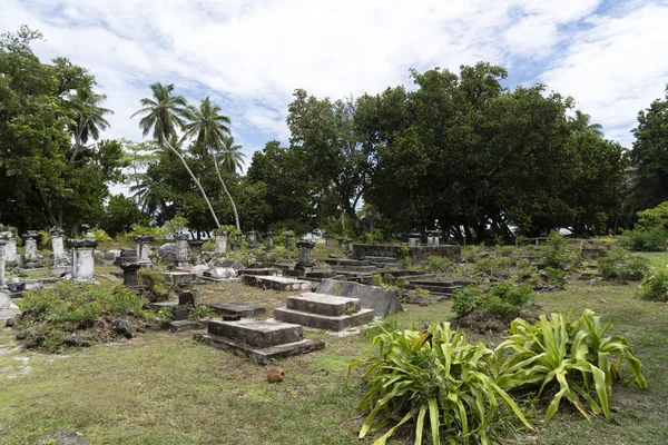 Cementerio La Digue Seychelles — Foto de Stock