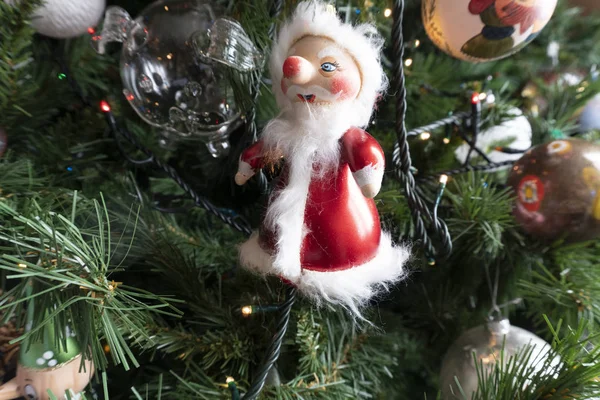 Palla di vetro ornamento albero di Natale dipinta a mano di alta qualità — Foto Stock
