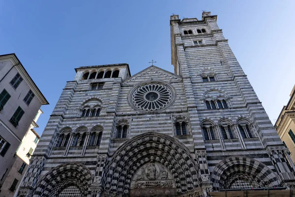 Kuppel der Kathedrale von Genua San Lorenzo — Stockfoto