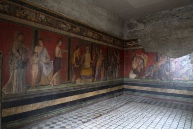 Pompei tabloları ve mozaiği mahvediyor