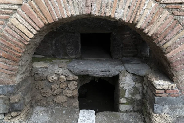 Pompeje ruiny domów — Zdjęcie stockowe