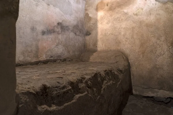 Pompei ruins pleasure house brothel — 스톡 사진