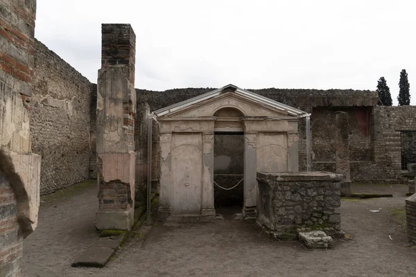 Pompei ruins houses — 스톡 사진