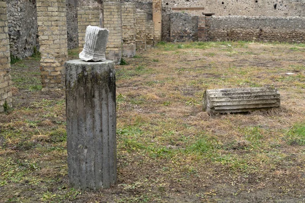 Pompeje ruiny domów — Zdjęcie stockowe