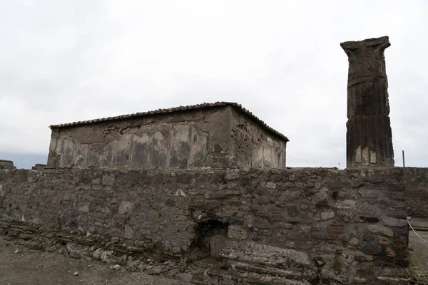 Ruines pompéi maisons — Photo