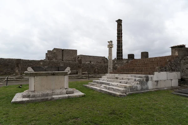 Pompeji ruiniert Häuser — Stockfoto