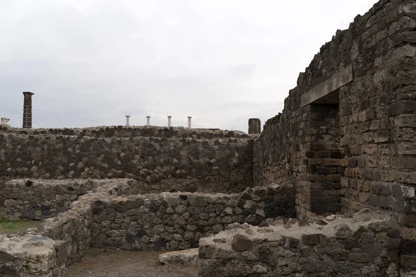 Pompeya ruinas casas — Foto de Stock
