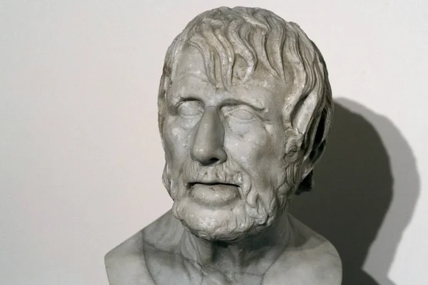 Estatua de mármol romano antiguo de Seneca — Foto de Stock