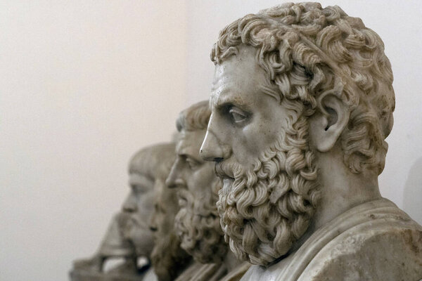 old roman marble statue