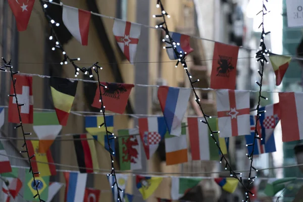 NAPLES, ITALY - FEBRUARY 1 2020 - Quatrieri Spagnoli in English Spanish District — Stock Photo, Image