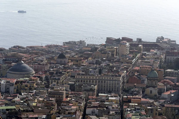 Neapel Blick von castel saint elmo — Stockfoto