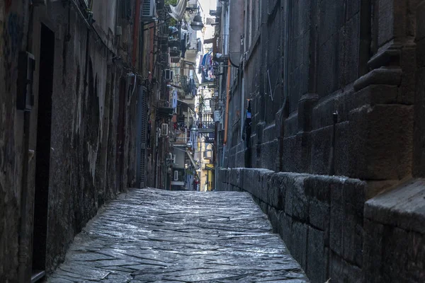 Naples old town street — Stock Photo, Image