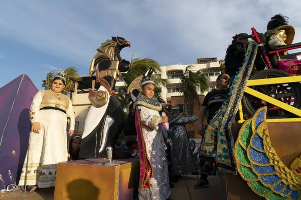Paz Mexico February 2020 Traditional Baja California Carnival Thousand People — Stock Photo, Image