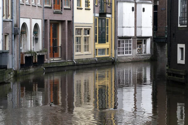 Amsterdam Staré Městské Kanály Domy Okres — Stock fotografie