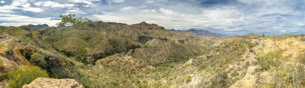 Baja California Sur Road Loreto Sierra Βουνά Τοπίο Πανόραμα Μεξικό — Φωτογραφία Αρχείου