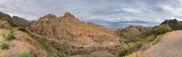Baja California Sur Road Loreto Sierra Gebirgslandschaft Panorama Mexiko — Stockfoto