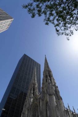New York Aziz Patrick Katedrali alışılmadık manzarası