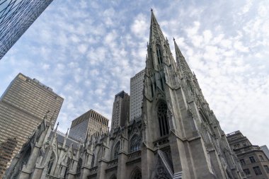 New York Aziz Patrick Katedrali alışılmadık manzarası