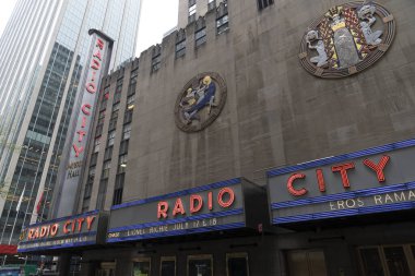 NEW YORK, ABD - 5 Mayıs 2019 - Radio City Hall 'da Eros Ramazzotti. İtalyan şarkıcı dünya çapında tanınır.