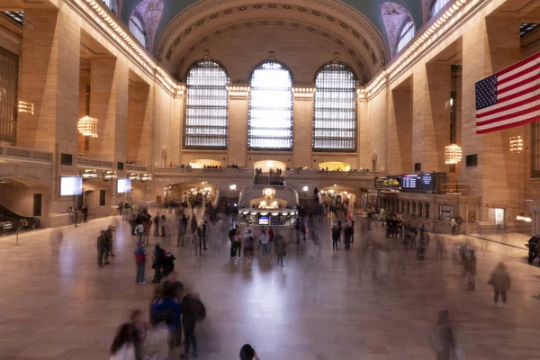 New York Usa Maj 2019 Dworzec Grand Central Jest Pełen — Zdjęcie stockowe