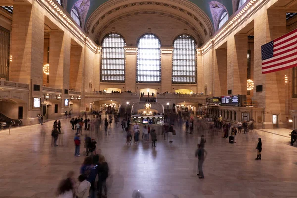 Нью Йорк Сша Мая 2019 Года Центральный Вокзал Переполнен Людьми — стоковое фото