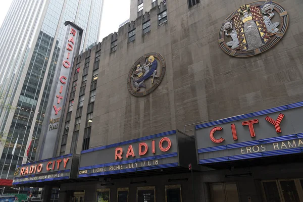 New York Usa May 2019 Eros Ramazzotti Radio City Hall — Stock Photo, Image