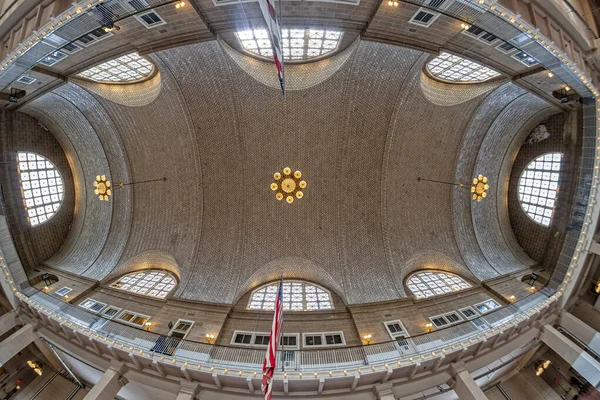 Quarentine Corona Virus Ellis Island Abandoned Psychiatric Hospital New York — Stock Photo, Image