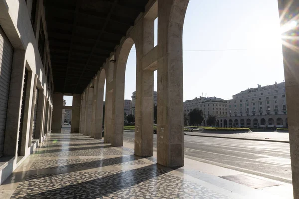 Genoa Talya Nisan 2020 Coronavirüs Yüzünden Şehir Merkezindeki Sokaklar Çöl — Stok fotoğraf