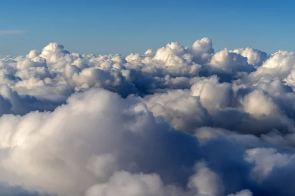 Nuages Avion Vue Panoramique Paysage — Photo