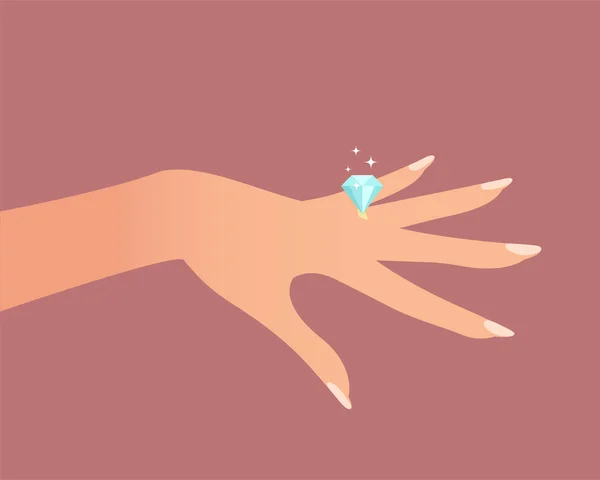 Yandan alyans. Çizgi film vektör çizim