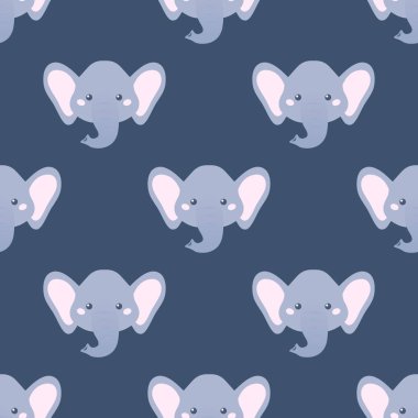 Catroon fil. Sorunsuz vektör desen