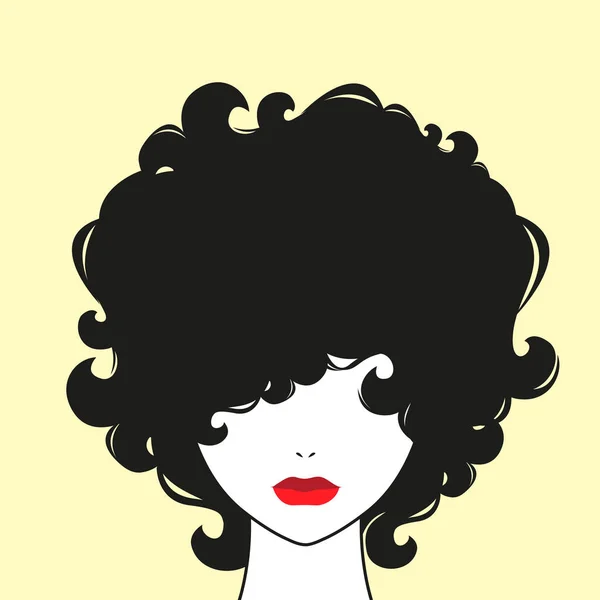 Kıvırcık kız logosu