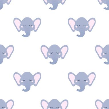 Uykulu fil baş desen