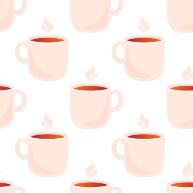 Büyük bir fincan çay.