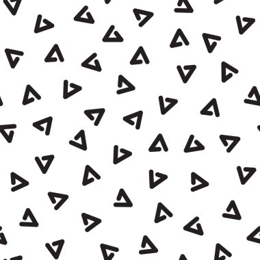 Üçgenli süslü desen