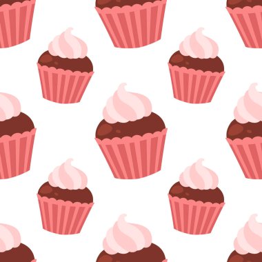 Çikolata muffin desen