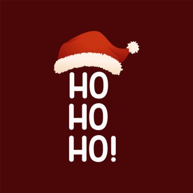 Hohoho vektör illüstrasyonu