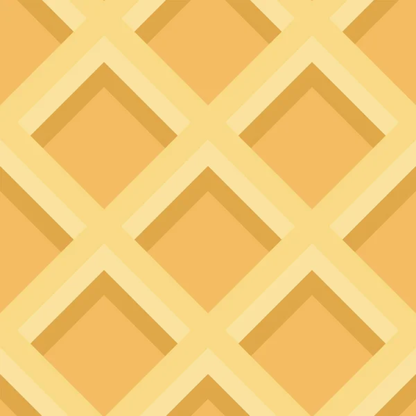 Seamless Waffle Texture Vector Illustration Ornamental Pattern — Stock Vector