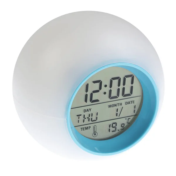 Led Parlow in the Dark Digital Alarm Clock unlit on White