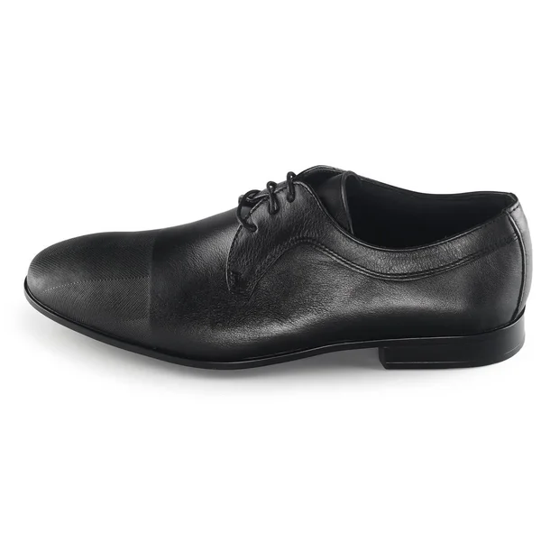 Bekar Erkekler Oxford Elbisesi Siyah Deri Ayakkabı Sola dönük