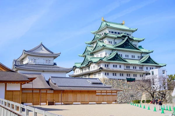 Nagoya hrad, japonský hrad v Nagoya, Japonsko Stock Fotografie