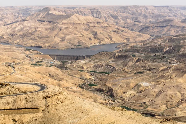 Lanet Mujib manzarası, Jordan.