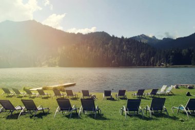 Gölün güzel güneşli gün