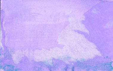 Kağıt üzerinde basit doku akrilik, beyaz ile mor renk, fırça.